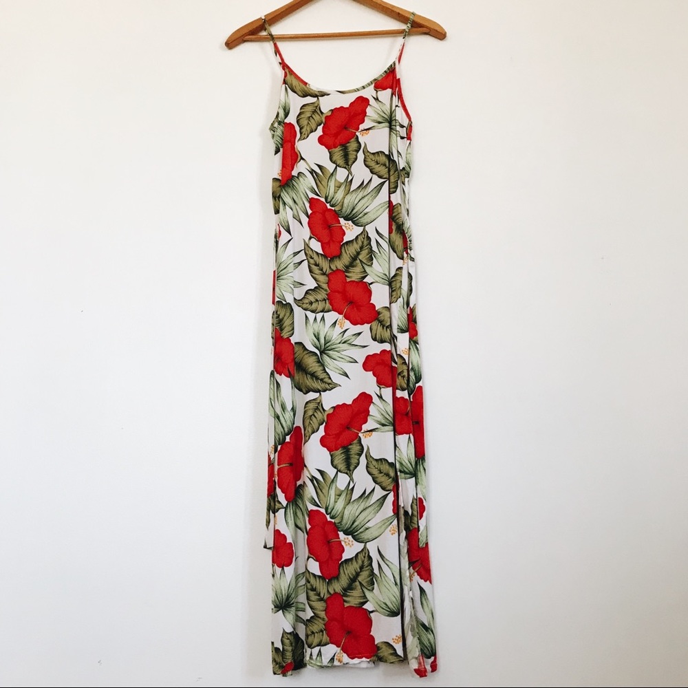 Long Thailand Floral Print Dress